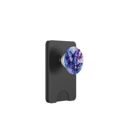 Monarch Schmetterling Lila PopSockets PopWallet für MagSafe von Purple Art Butterfly Aestetic
