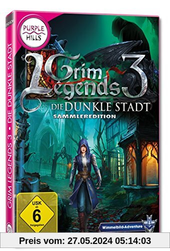 Grim Legends 3, Die dunkle Stadt,1 DVD-ROM (Sammleredition) von Purple Hills