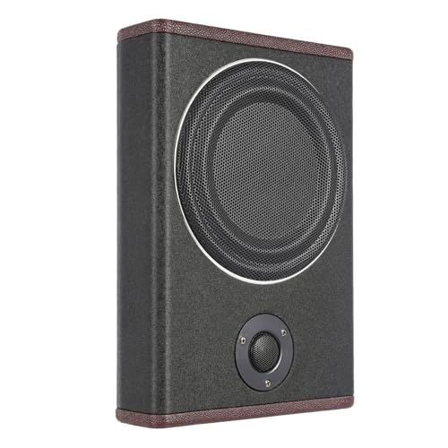 PurpleMinder 600W Auto Aktivsubwoofer, 25 * 7cm Mini Car HiFi Untersitz Bassbox Gehäuse Eingebauter Car/Track-Audio-Verstärker mit Hochaktiven Lautsprechern PurpleMinder 600W Auto Aktivsubwoofer, 25 * 7cm Mini Car HiFi Untersitz Bassbox Gehäuse Eingebauter Car/Track-Audio-Verstärker mit Hochaktiven Lautsprechern von PurpleMinder