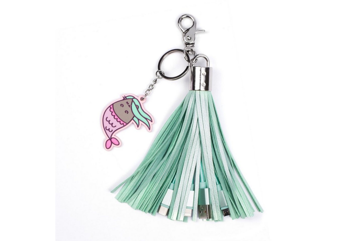 Pusheen Pusheen Tech - 3in1 USB Ladekabel "Tassel" Smartphone-Kabel, 3in1 Kabel Pusheen Pusheen Tech - 3in1 USB Ladekabel "Tassel" Smartphone-Kabel, 3in1 Kabel von Pusheen