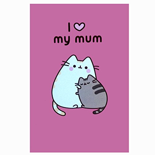 Pusheen the Cat Karte - Niedliche Karte für Geburtstagsgrüße, Innen blanko, für die Mutter zum Geburtstag von Pusheen