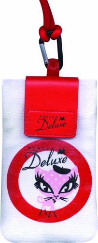 Pussy Deluxe Universal-Tasche für Handy, MP3-Player und Digitalkamera, weiß-rot von Pussy Deluxe
