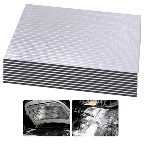 Putentfun 10mm 25cm x 18cm Auto Dämmmatte Selbstklebend,10 Stück Geschnittene Dämmplatten,Auto Schallschutzmatte,Isolierung Matte Schallschutz,Kfz Isoliermatte Putentfun 10mm 25cm x 18cm Auto Dämmmatte Selbstklebend,10 Stück Geschnittene Dämmplatten,Auto Schallschutzmatte,Isolierung Matte Schallschutz,Kfz Isoliermatte von Putentfun