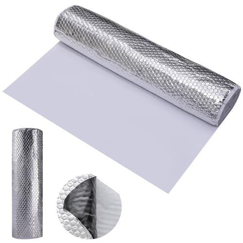 Putentfun 2mm 2qm Alubutyl 50x400 cm Anti Dröhn Dämmmatte selbstklebend Auto Dämmung - KFZ Lärmschutz, Schalldämmung und Schallschutz（1 Rolle） von Putentfun