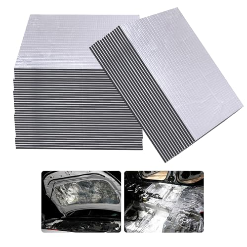 Putentfun 5mm 25cm x 18cm Auto Dämmmatte Selbstklebend,50 Stück Geschnittene Dämmplatten,Auto Schallschutzmatte,Isolierung Matte Schallschutz,Kfz Isoliermatte Putentfun 5mm 25cm x 18cm Auto Dämmmatte Selbstklebend,50 Stück Geschnittene Dämmplatten,Auto Schallschutzmatte,Isolierung Matte Schallschutz,Kfz Isoliermatte von Putentfun