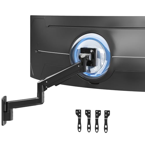 Monitor Wandhalterung für 17-57 Zoll Bildschirme - Gasfeder Monitor Halterung Wand Höhenverstellbar Neigbar Schwenkbar,Monitor Arm Wall Mount bis 2-20 kg,Max VESA 200x200mm Monitor Wandhalterung für 17-57 Zoll Bildschirme - Gasfeder Monitor Halterung Wand Höhenverstellbar Neigbar Schwenkbar,Monitor Arm Wall Mount bis 2-20 kg,Max VESA 200x200mm von Putilsen Mount