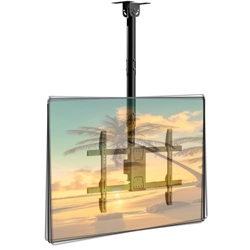 TV Deckenhalterung, verstellbar und neigbar – Für die meisten 43-86 Zoll Fernseher, Full-Motion Deckenhalterung, trägt bis zu 60 kg, VESA 600 x 400 mm TV Deckenhalterung, verstellbar und neigbar – Für die meisten 43-86 Zoll Fernseher, Full-Motion Deckenhalterung, trägt bis zu 60 kg, VESA 600 x 400 mm von Putilsen Mount
