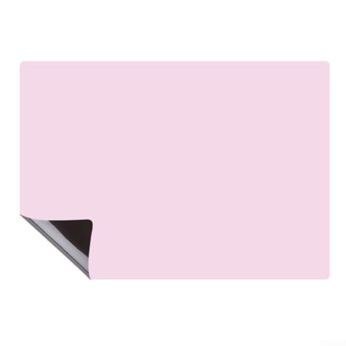 Puupaa Magnetisches Kühlschrank-Whiteboard trocken abwischbar magnetisch Memoboard Küchennotizplaner für Familie Wochenplaner Einkaufsliste Büronotiz Rosa rose von Puupaa