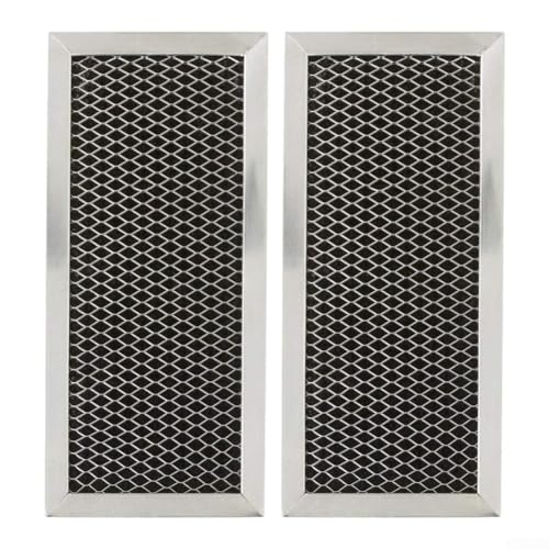 Mikrowellenfilter Ersatz 21,6 x 10,2 cm für JX81H WB02X10956 Mikrowellen-Kohlefilter (2 Stück) von Puupaa