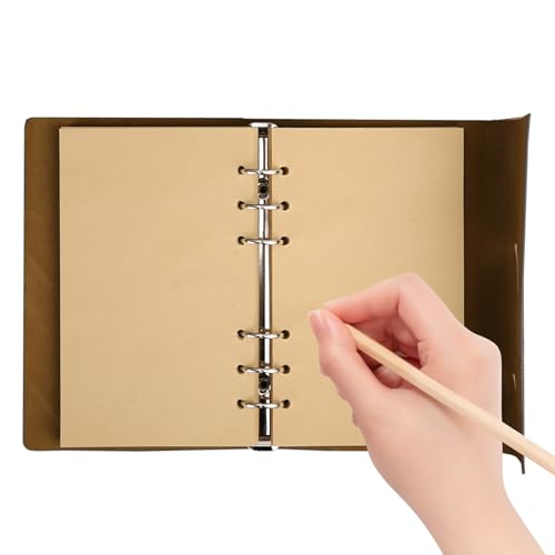 Puwaiio Vintage Notizblock - Piraten Notizbuch Journaling Schreibbuch Für Kreative Ideen - Retro Schreibtagebuch Mit Glatter Oberfläche, Schreibwaren Für Beruf, Homeoffice & Schule von Puwaiio