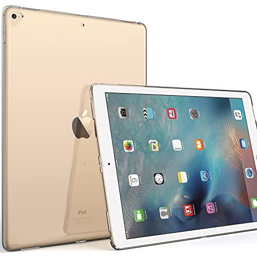 Puxicu Transparente Schutzhülle für iPad Pro 12,9 Zoll 2017/2015, schlankes Design, flexible weiche TPU-Schutzhülle für iPad Pro 12,9 Zoll (1. und 2. Generation, Modell 2015 und 2017) Tablet, von Puxicu