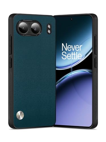 Puxssul Hülle: für OnePlus Nord 4 Hülle 5G, Weiche TPU Kanten, Kameraschutz PU Kunstleder Zurück Kratzfest Stoßfest Schutzhülle Cover für OnePlus Nord 4 2024 (Teal) von Puxssul