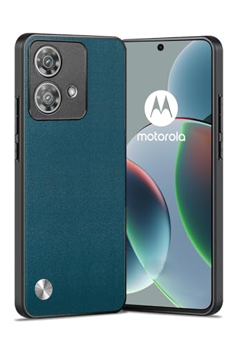 Puxssul für Motorola Moto Edge 40 Neo Hülle, weiche TPU Kunstleder Hülle,Extrem leichte Ultraleichte Kameraschutz Lederhülle für Motorola Moto Edge 40 Neo (Teal) von Puxssul