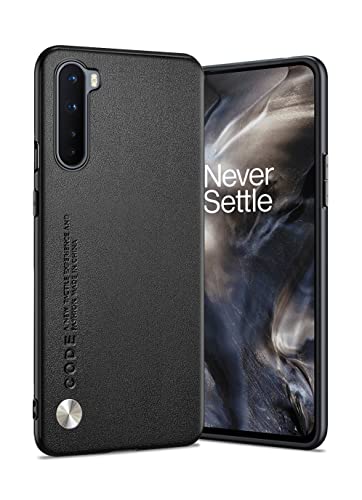 Puxssul für Oneplus Nord 5G Hülle, weiche TPU-Kunstlederhülle, extrem leichte ultraleichte Kameraschutz-Lederhülle für Oneplus Nord 5G(Schwarz) von Puxssul