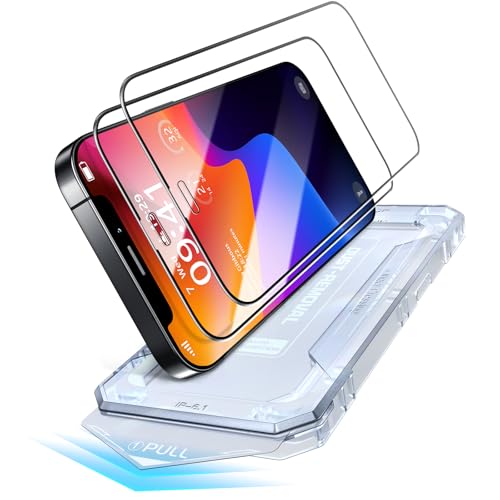 PuyaTeya Unbreak Top 9H+ Schutzfolie für Panzerglas für iPhone 12/12 Pro, 12FT Militär-Standard Stoßfest + ultimative Langlebig, 1:1 Vollabdeckung, Blasenfrei einfache Installation, 2 Stück PuyaTeya Unbreak Top 9H+ Schutzfolie für Panzerglas für iPhone 12/12 Pro, 12FT Militär-Standard Stoßfest + ultimative Langlebig, 1:1 Vollabdeckung, Blasenfrei einfache Installation, 2 Stück von PuyaTeya