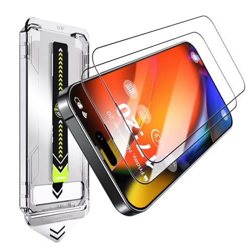 PuyaTeya 2 Stück für Panzerglas für iPhone 15 pro, Auto-Dust-Elimination, 9H Härte Full Screen Schutzfolie, Stoßfest Kratzfest Anti-Fingerabdruck Anti-Öl Anti-Bläschen Schutzglas PuyaTeya 2 Stück für Panzerglas für iPhone 15 pro, Auto-Dust-Elimination, 9H Härte Full Screen Schutzfolie, Stoßfest Kratzfest Anti-Fingerabdruck Anti-Öl Anti-Bläschen Schutzglas von PuyaTeya