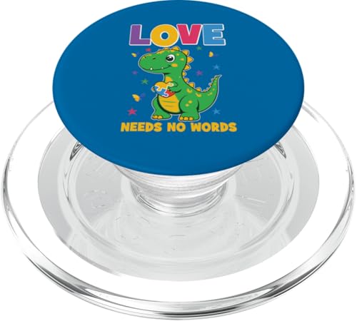 Autismus-Bewusstsein T-Rex Dinosaurier Autistisch Kinder Bewusstsein Jungen PopSockets PopGrip für MagSafe Autismus-Bewusstsein T-Rex Dinosaurier Autistisch Kinder Bewusstsein Jungen PopSockets PopGrip für MagSafe von Puzzle Vibes Autism Family Apparel.USA