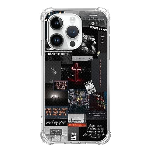 Christian Aesthetic Hülle Kompatibel mit iPhone 13 Pro Max, Bibilical Faith Hülle für iPhone 13 Pro Max, Coole TPU Bumper Handyhülle Cover von Pvflefkr