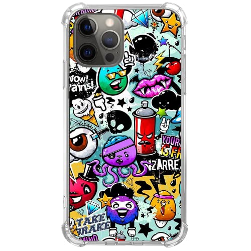 Pvflefkr Cartoon Graffiti Hülle Kompatibel mit 15 Pro Max Trendy Indie Pop Art Hülle für 15 Pro Max Cool TPU Bumper Case Cover Pvflefkr Cartoon Graffiti Hülle Kompatibel mit 15 Pro Max Trendy Indie Pop Art Hülle für 15 Pro Max Cool TPU Bumper Case Cover von Pvflefkr