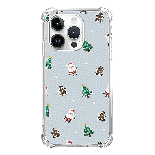 Weihnachtsbaum Santa Lebkuchen Hülle Kompatibel mit 15 Pro Max Cute Christmas Holiday Case für 15 Pro Max Cool TPU Bumper Handyhülle Weihnachtsbaum Santa Lebkuchen Hülle Kompatibel mit 15 Pro Max Cute Christmas Holiday Case für 15 Pro Max Cool TPU Bumper Handyhülle von Pvflefkr