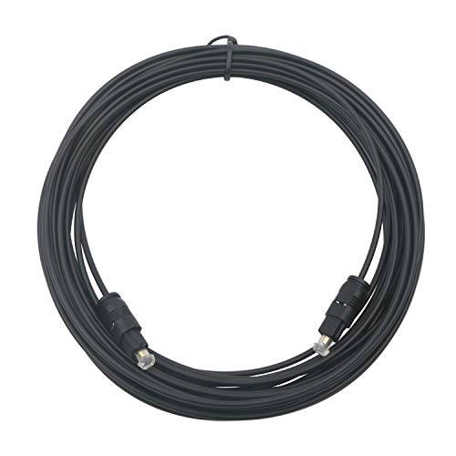Pxyelec 8M Schwarz SPDIF Toslink-Kabel für digitales Glasfaser-Audio für Heimkino, Digitalfernsehen und andere digitale Audiogeräte. von Pxyelec