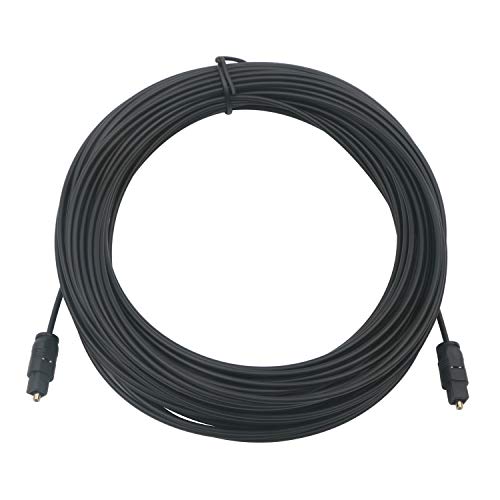Pxyelec SPDIF TosLink-Kabel, digital, 20 m, Schwarz von Pxyelec
