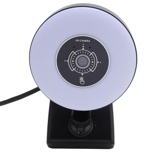 4K Webcam mit Leichten und Doppelten Rauschkristsmikrofonen, 3840x2160 Auflösung Auto Focus Fernbedienung Webkamera USB Web Cam für Online -Lernzoom -Meetings Skype von Pyhodi