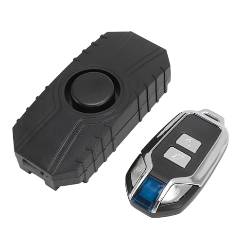 Fahrradalarm, Fernbedienung, 113 DB, Super Laut, Einstellbare Empfindlichkeit, Vibrations-Bewegungssensor, wasserdichte Motorrad-Fahrrad-Diebstahlsicherung, Kabellose Sirene mit Fahrradalarm, Fernbedienung, 113 DB, Super Laut, Einstellbare Empfindlichkeit, Vibrations-Bewegungssensor, wasserdichte Motorrad-Fahrrad-Diebstahlsicherung, Kabellose Sirene mit von Pyhodi