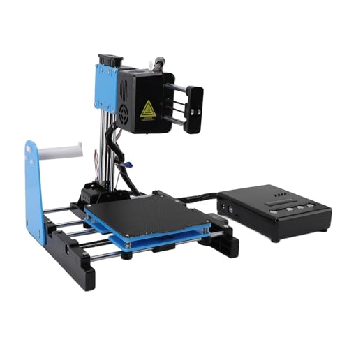 Kleiner 3D -Drucker, Vollständig für und Anfänger Zusammengestellt, Auto Leveling, 10m PLA -Filament, Kompakter Desktop, Bildungsdiy 3D -Drucker mit PLA 1.75mm -Filament, für von Pyhodi