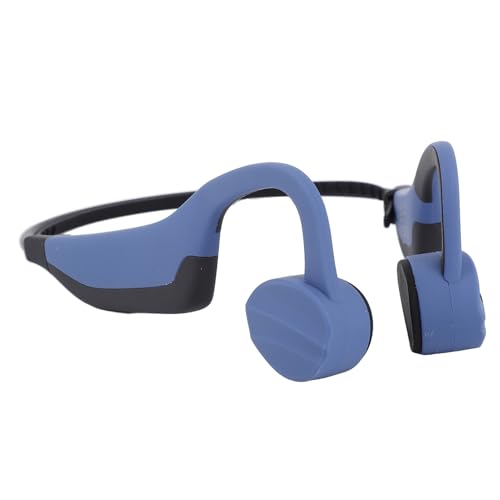 Pyhodi Knochenleitungskopfhörer, Drahtlosen -Sportkopfhörer mit Ohrohr mit 16 GB Speicher, IPX8 Wasserdicht, Komfortable Klare Klangqualität, Zum Schwimmen mit Dem Laufradfahren (Blue) von Pyhodi