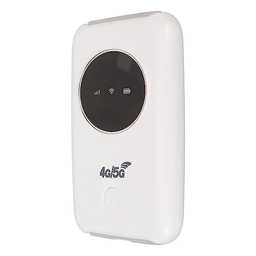 Pyhodi Mobiler Hotspot, Tragbarer, Entsperrter Mobiler 5G-WLAN-Router, 4G-LTE-Router, Integrierter 3200-mAh-Akku und SIM-Kartensteckplatz, Bis zu 300 Mbit/s Download-Geschwindigkeit und von Pyhodi