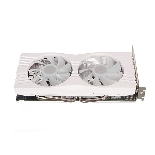 RX 580 8 GB GDDR5 256-Bit-Grafikkarte, 1080P 1284 MHz GPU 7000 MHz Speichertakt-Grafikkarte mit Zwei Lüftern, DP-HDMI-Ausgang, PCIE 3.0, für PC-Gaming, Büroarbeit von Pyhodi