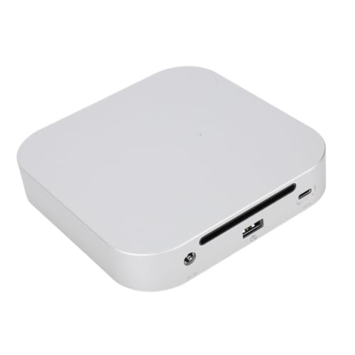Typ -C -Hub, Aluminiumlegierung und Hub für M4 Pro 2024 mit Dual M.2 SSD -Slots 40Gbit / S Bandbreite 10 Gbit/S USB A Ports Speicherspeicher -Speicherkarten -Leser PCIE (EU-Stecker) von Pyhodi