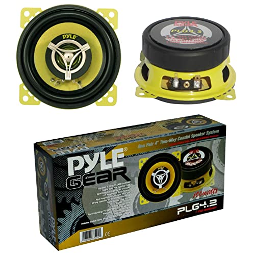 Pyle 2 2-Weg-KOAXIAL Lautsprecher PLG4.2 PLG 4.2 gelb 10 cm 4" 70 watt rms 140 watt max für Standard autotürgehäuse, pro Paar Pyle 2 2-Weg-KOAXIAL Lautsprecher PLG4.2 PLG 4.2 gelb 10 cm 4" 70 watt rms 140 watt max für Standard autotürgehäuse, pro Paar von Pyle