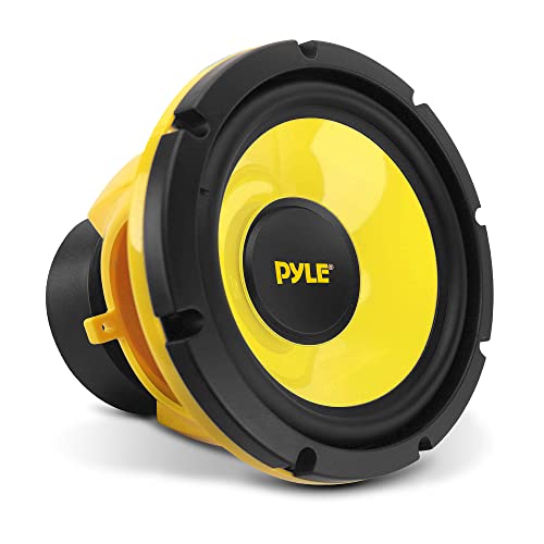 Pyle 1 Gear PLG81 Tieftöner, Midbass, 20 cm, 200 mm Durchmesser, 200 Watt rms 400 Watt, Impedanz 4 Ohm, Gummiaufhängung, Autotüren, 1 Stück von Pyle