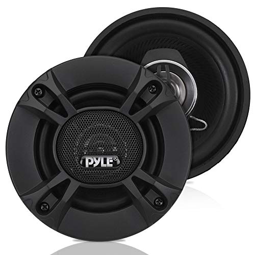 Pyle 2-Wege Universal Auto Lautsprecher - 240W 4 Zoll Koaxial, Profi Audio, Tür-/Seitenkompatibel, PL412BK (Paar), Schwarz von Pyle