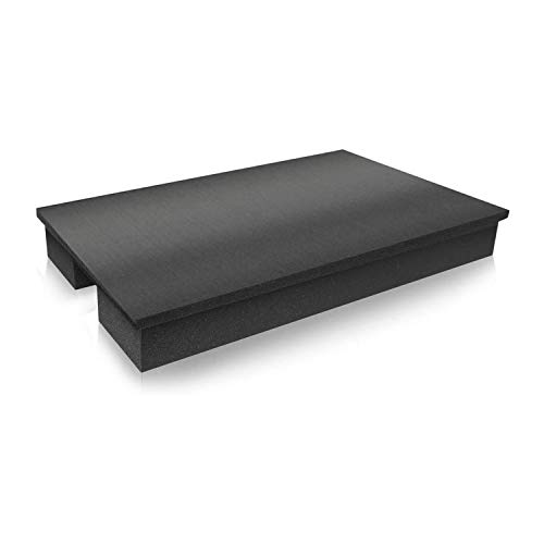 Pyle Schalldämpfender Lautsprecher-Erhöhungsschaum – Audio-Akustikgeräuschisolierung, Plattform-Pads, Rückstoß-Stabilisator mit Gummi-Basispolster für Studio-Monitor, Subwoofer, Lautsprecher – PSI21 von Pyle