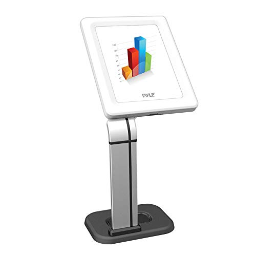 Pyle PSPADLK14 Tablet-Sicherheitsständer mit Schloss und verstellbarem Klemmarm, interne Kabelführung, für iPad 2, 3, 4, Samsung, Android-Tablets von Pyle