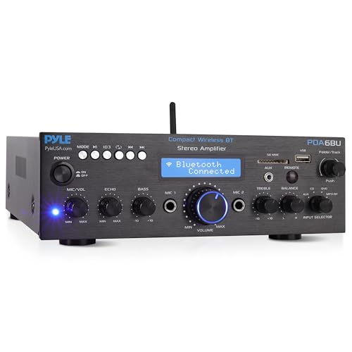 PyleUsa Home Audio Amplifier Home Theater Power Stereo Receiver, Surround Sound, PDA6BUEU PyleUsa Home Audio Amplifier Home Theater Power Stereo Receiver, Surround Sound, PDA6BUEU von Pyle