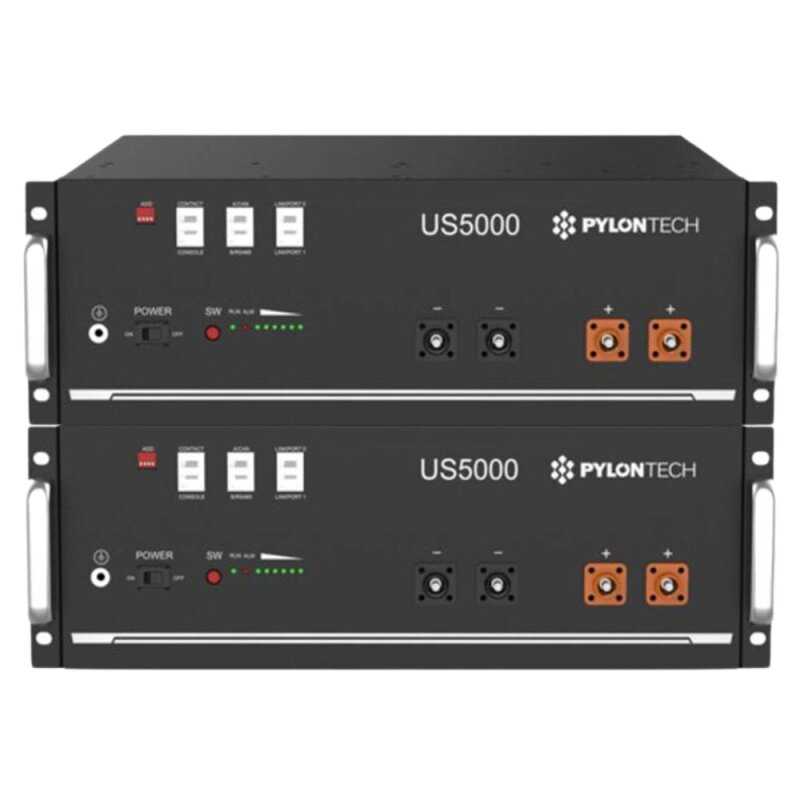 2x Pylontech US5000C 48V 9,6 kWh Lithiumspeicher Solarbatterie von Pylontech