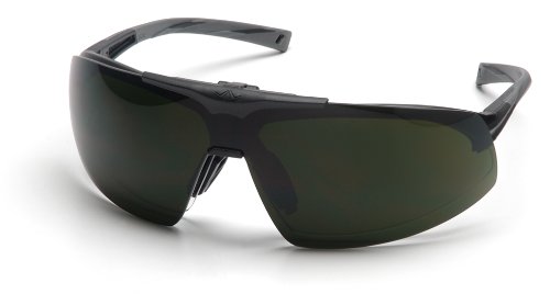 Pyramex Safety Onix Plus SB4950STP Schweißerbrille mit dreistufig aufklappbaren 5.0 IR Filter Sichtscheiben von Pyramex Safety