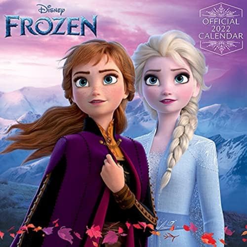 Disney Frozen Kalender 2022 – Monatsansicht Familienplaner 30 cm x 30 cm – Offizielles Lizenzprodukt von Pyramid International