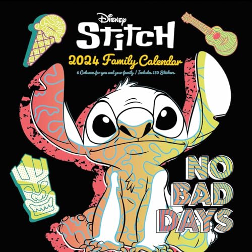 Lilo & Stitch Familienplaner 2024 - Ein Monat je Seite 30cm x 30cm Offizielles Lizenzprodukt von Pyramid International