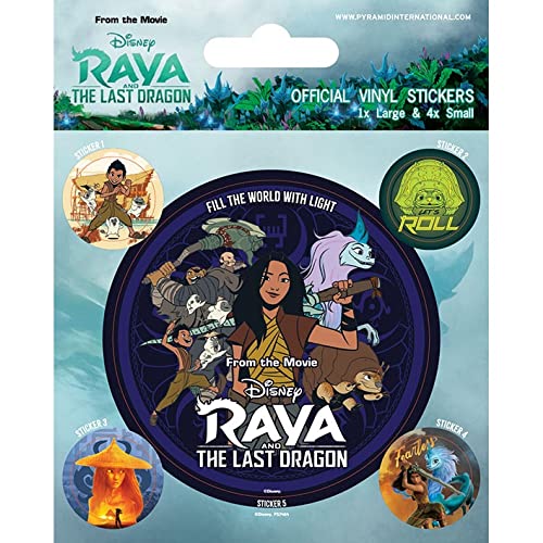 Pyramid Raya And The Last Dragon: Mythical Vinyl Sticker Merchandising Ufficiale von Pyramid International