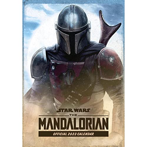 Star Wars: Der Mandalorian-Kalender 2023 – Monatsansicht Posterkalender 30 cm x 42 cm – Offizieller Merchandise-Artikel von Pyramid International