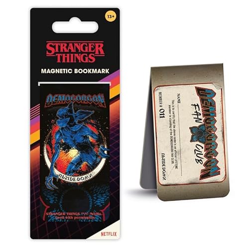 Stranger Things Demogorgon Fanclub Magnetisches Lesezeichen, neu von Pyramid International