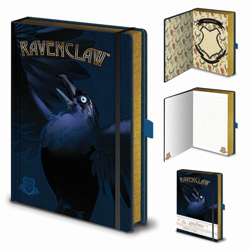 Toys & Gamers Harry Potter | Aufwendige Ravenclaw | A5 Notizbuch | Offizielles Lizenzprodukt von Pyramid International