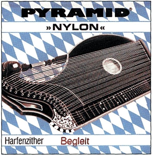 Pyramid Zither-Saiten Nylonseide mit Stahlkern. Konzert-Zither Satz 610/Ba von Pyramid