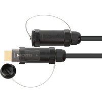 PYTHON AOC Hybrid High-Speed HDMI® 2.0b stahlarmiert 4K @60Hz schwarz 15m von Python® Series