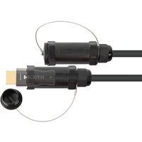 PYTHON AOC Hybrid High-Speed HDMI® 2.0b stahlarmiert 4K @60Hz schwarz 30m von Python® Series